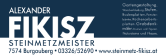 Alexander Fikisz Steinmetzmeister Logo